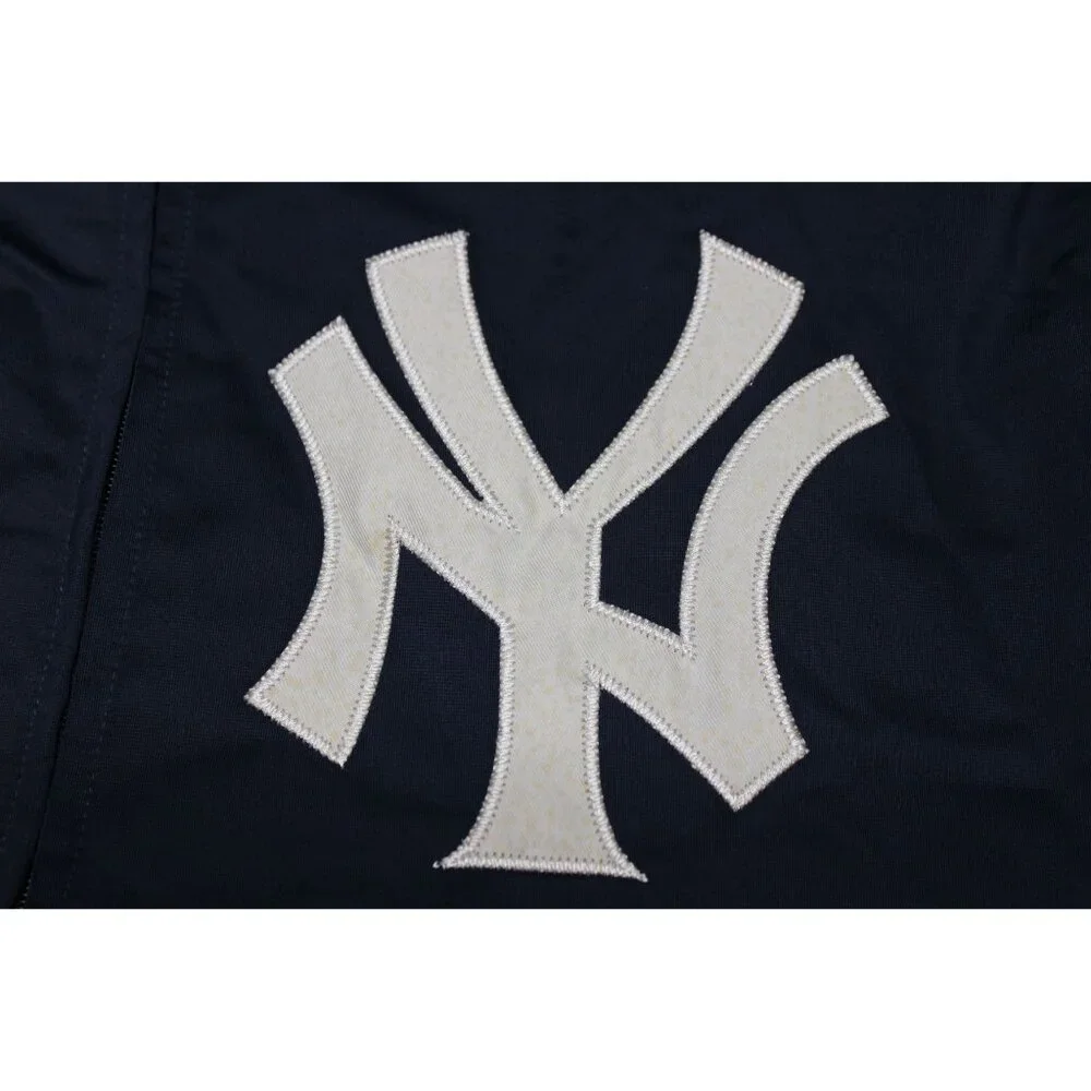 Stitches men's mock‎ neck full zip Yankees MLB baseball track jacket
